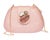 Textile Tamu Bean Clutch in Pale Pink For Sale - Image 7 of 9