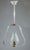 White Murano Pendant Light with Leaves For Sale - Image 6 of 9