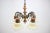 Large 6-Armed Brass Chandelier, 1980s For Sale - Image 4 of 11