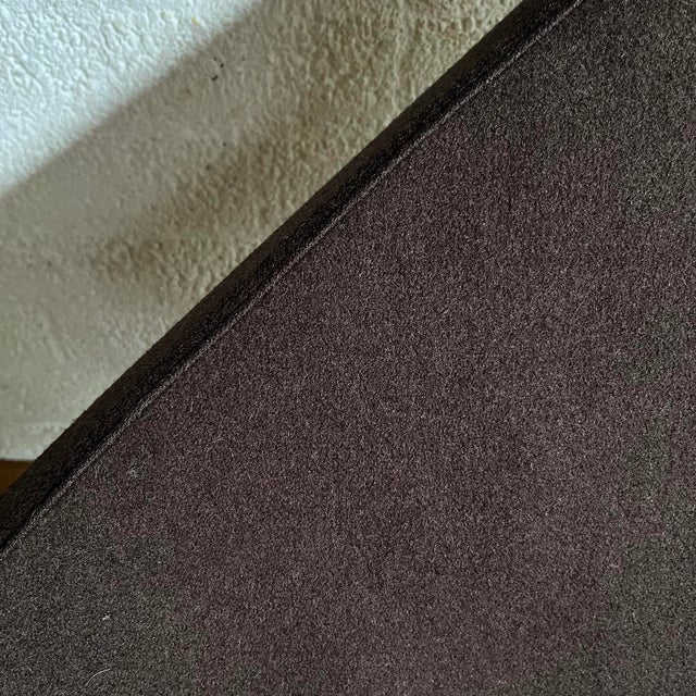 Early Metal Shell Coconut Chair in Brown Upholstery by George Nelson, 1955 For Sale - Image 11 of 17