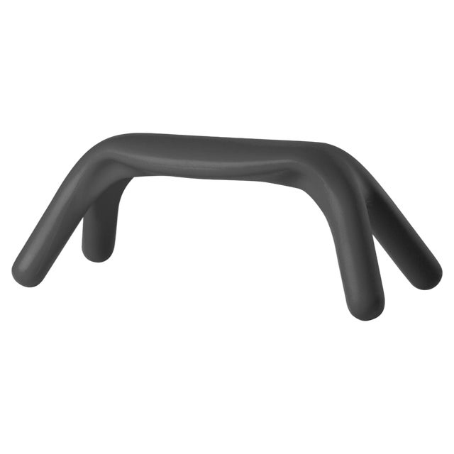 Elephant Grey Atlas Bench by Giorgio Biscaro For Sale