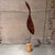 Mid-Century Modern Carved Wood Egret Sculpture by K & P, 1960s For Sale - Image 10 of 10