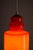 1970s Orange Cased Glass Pendant Light, 1970s For Sale - Image 5 of 10