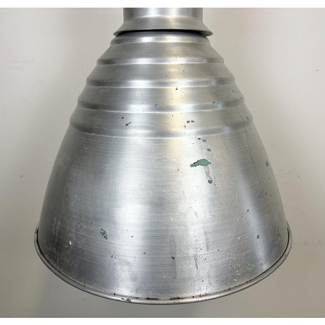 Large Industrial Aluminium Pendant Light from Elektrosvit, 1960s For Sale - Image 4 of 18
