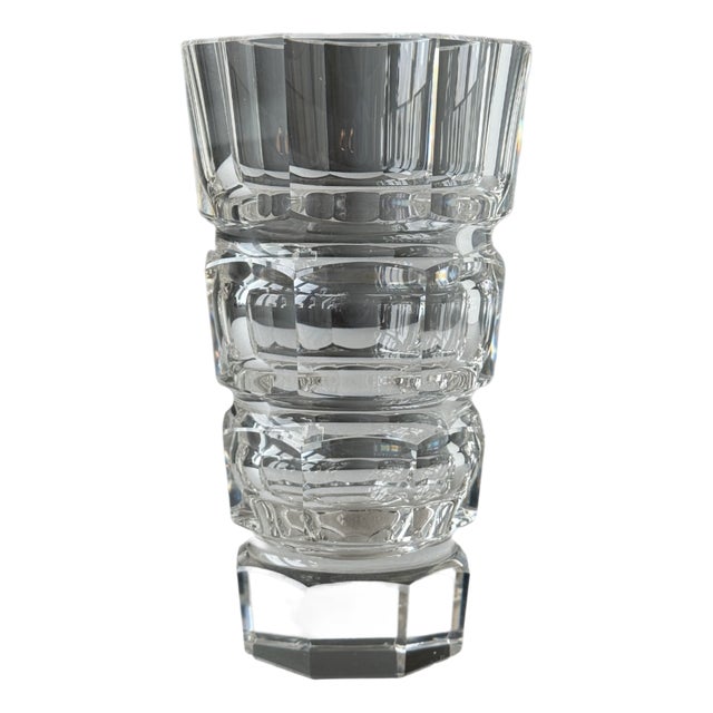 Vintage Art Deco Vase by Josef Hoffmann for Ludwig Moser Bohemia, 1920s For Sale