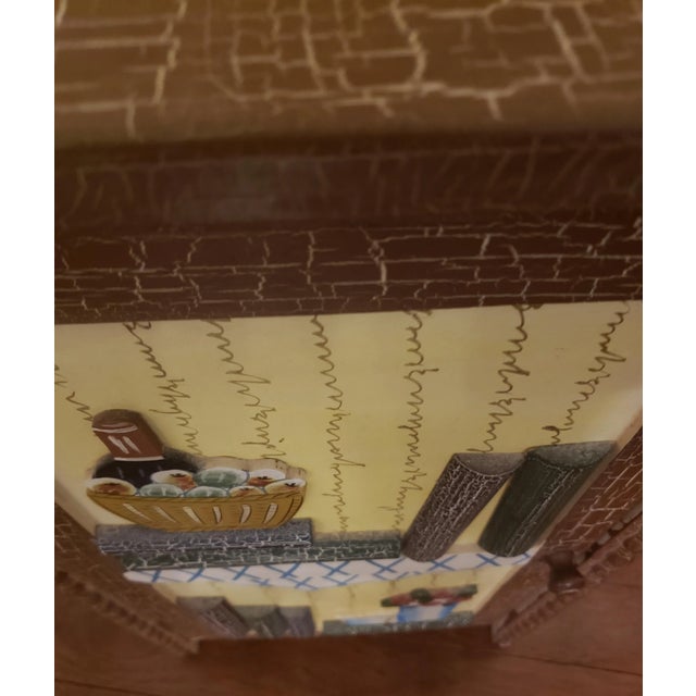 American Colonial Crackle Painted Cabinet For Sale In Washington DC - Image 6 of 11