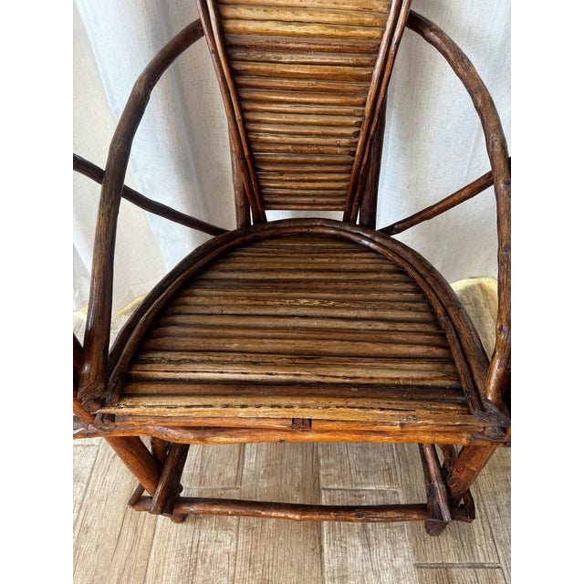 Antique Bentwood Twig Wooden Chair For Sale - Image 4 of 10