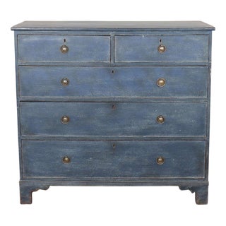 English Painted Chest of Drawers For Sale