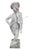 2000 - 2009 Vintage European-Style Lead Garden Statue of a Standing Violinist For Sale - Image 5 of 12