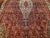 Vintage Bibikabad Rug, Hand-Knotted Wool, Geometric Pattern, Rust Red & Blue, 9x13 For Sale - Image 17 of 18