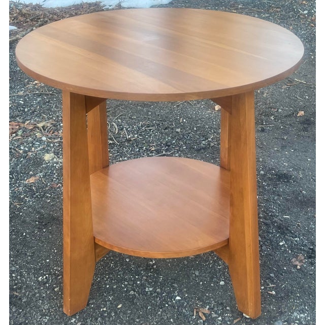 Ethan Allen Ethan Allen American Impressions Cherry Accent Table For Sale - Image 4 of 11