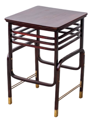 Small Antique Art Nouveau Table by Marcel Kammerer for Thonet, 1905