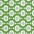 Harlequin Zinnia Fabric in Emerald/Sky - a Sample For Sale