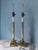 Late 20th Century Pair of Brass Candlestick Lamps For Sale - Image 5 of 7