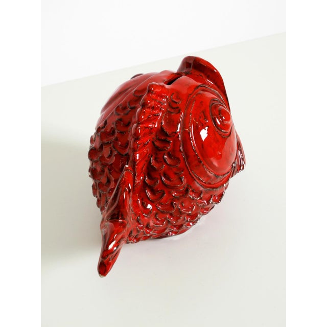Ceramic Fish Money Box by Aldo Londi for Bitossi, Italy, 1960s For Sale - Image 11 of 18