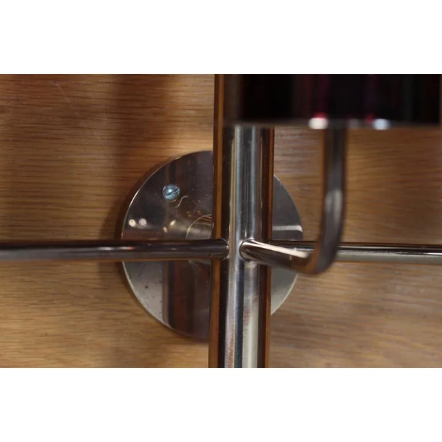 Purple Light V-169/5 Glasses Wall Scone by Hans-Agne Jakobsson for Hans-Agne Jakobsson Ab Markaryd, Sweden, 1960s For Sale - Image 4 of 7