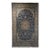 Vintage Persian Nain Rug, Handwoven Floral Pattern, Silk Highlights, Blue & Ivory, 6’ X 9’ For Sale