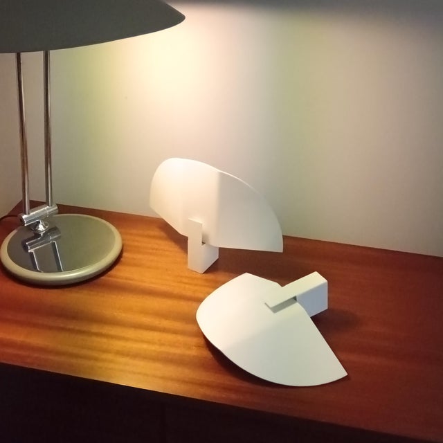 Mid-Century Modern Space Age Wall Lights, 1980, Set of 2 For Sale - Image 3 of 11
