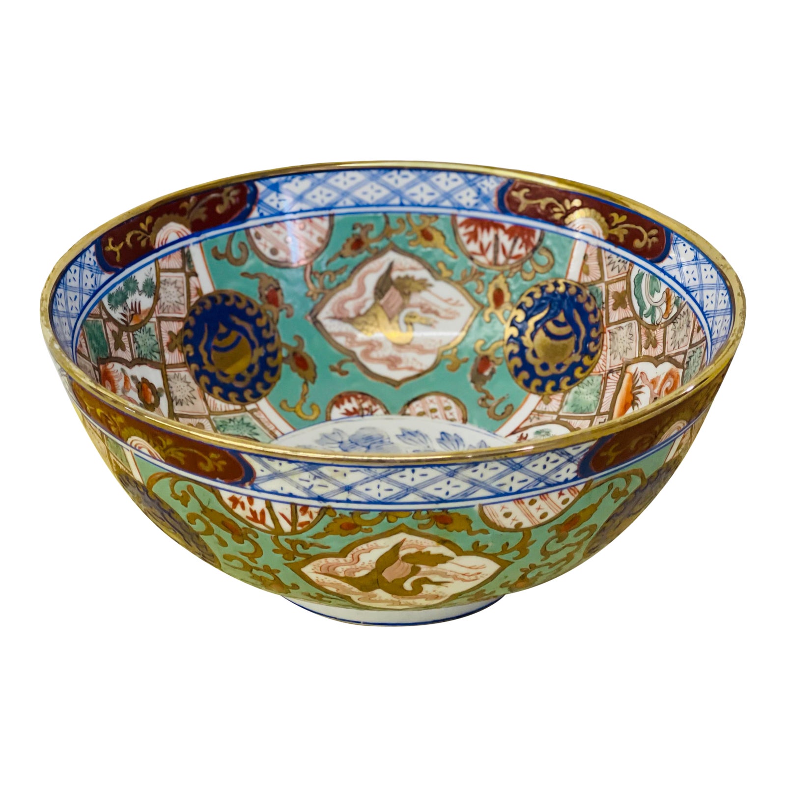 Vintage Mid 20th Century Andrea by Sadek Chinese Hand Painted Porcelain