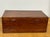 Wood Antique English Box With Shell Design Inlay For Sale - Image 7 of 12