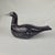 Maitland Smith tessellated faux tortoise shell and mother of pearl duck figurine. This handcrafted decorative piece...