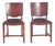 Brown Chairs with Synthetic Leather, 1920s, Set of 2 For Sale - Image 8 of 8