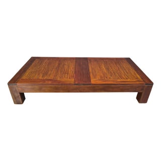 Coffee Table in Bamboo, 1980s For Sale