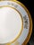A rare and superb set of 12 Limoges porcelain dessert plates by Philippe Deshoulières in the "Orsay" pattern (sky gray)....