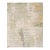 Abstract Watercolor Modern Area Rug – Sage Green, Gold, & Ivory Wool-Nylon Blend For Sale