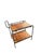Vintage Stitched Leather Bar Cart by Jacques Adnet, 1950s For Sale - Image 13 of 13