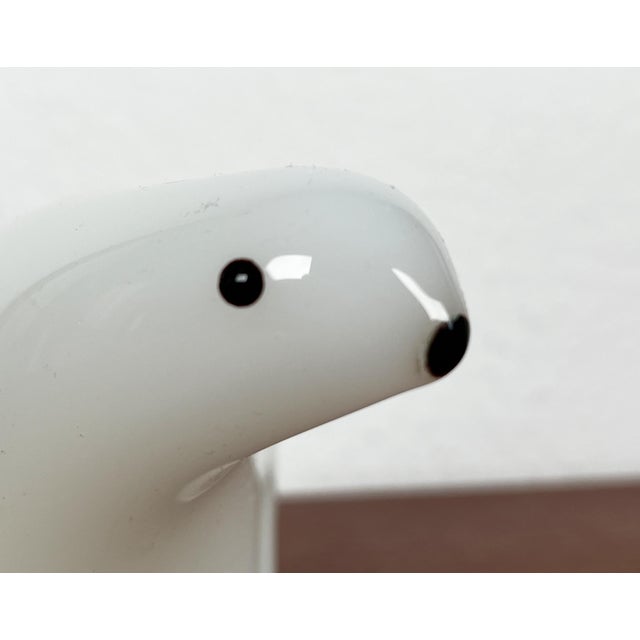 Glass Vintage Glas Icebear Figurine, 1970s For Sale - Image 7 of 18