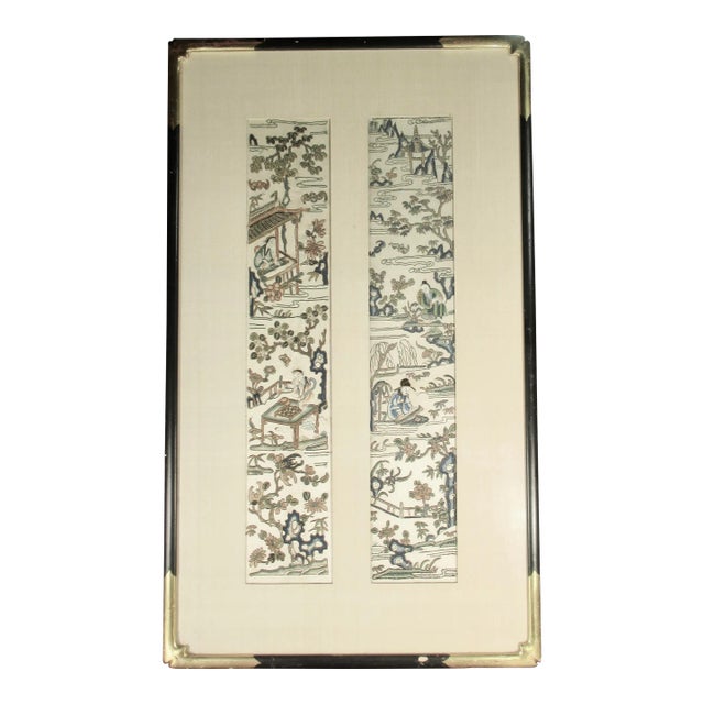 Chinese Embodery Panels For Sale