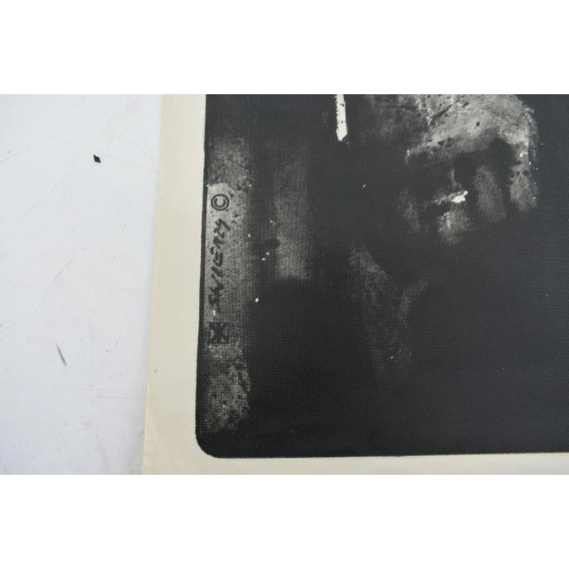 This framed poster is believed to be a 1st edition and is very rare. It is signed with a copyright mark and is not a...