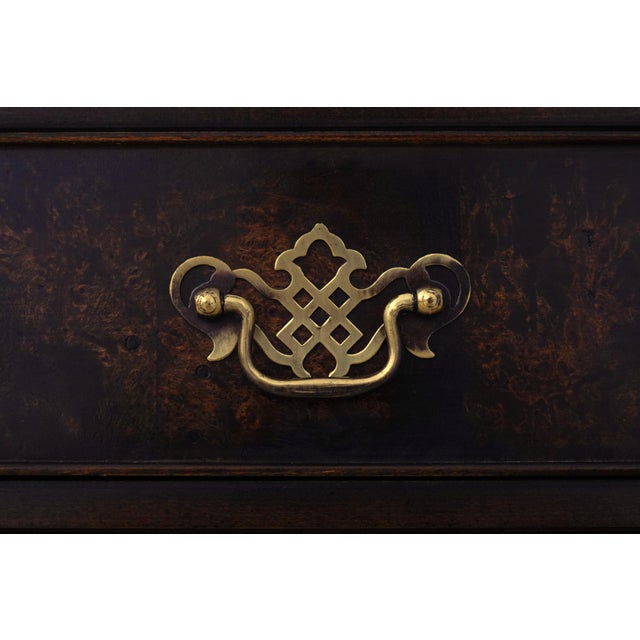 Brown Knob Creek Walnut Finish Mahogany Open Bookcase For Sale - Image 8 of 15