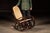 Gracefully proportioned bentwood rocking chair executed in the Thonet style, featuring continuous steam-bent curves...