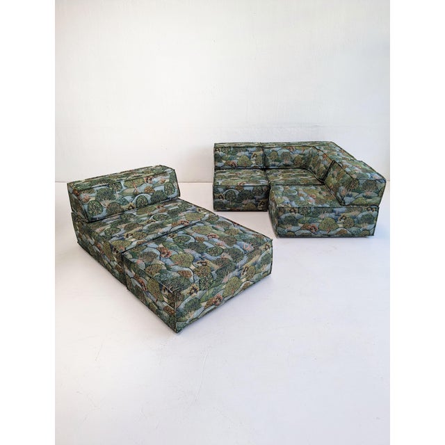 Trio Modular Sofa by Franz Hero & Karl Odermatt for Cor, 1970s, Set of 5 For Sale - Image 6 of 13