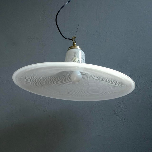 Large Murano Glass Pendant Lamp, Italy, 1970s For Sale - Image 16 of 18