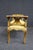 Italian Style Giltwood Vanity Bench With Carved Details For Sale - Image 9 of 11