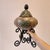Vintage Decorative Leopard Pattern Box With Finial Lid by John Richard For Sale - Image 10 of 11