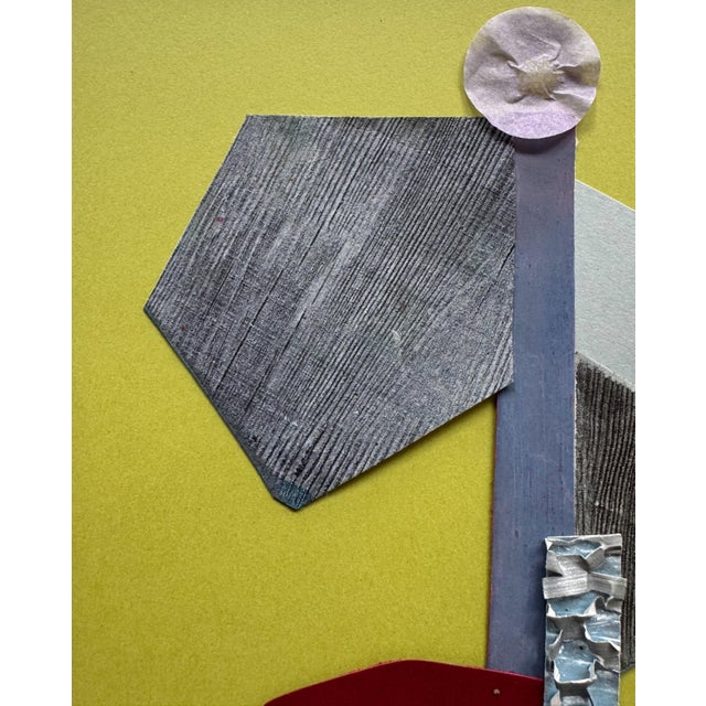 "Pop Music 2" Original Mixed-Media Collage on Paper by Zac Woodiel For Sale - Image 4 of 9