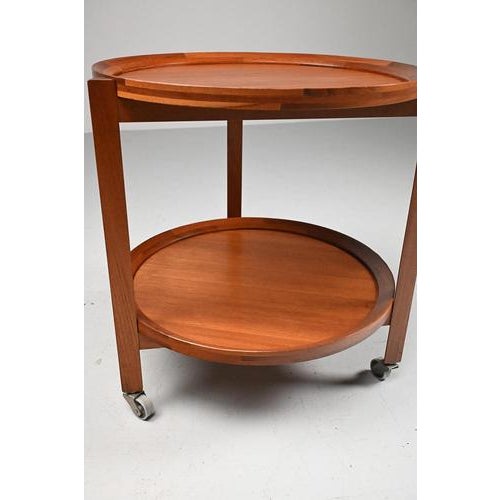 Vintage Teak Trolley by Sika Furniture For Sale - Image 5 of 11