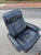 Ekornes ASA 1990s Black Leather Ekornes Stressless Chair and Ottoman For Sale - Image 4 of 12