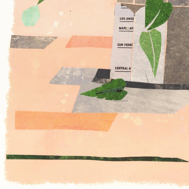 American Espresso - Collage Floral Whimsical Still Life Original Artwork by Maria C Bernhardsson For Sale - Image 4 of 5