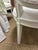 2010s Set of 8 Louis XVI Style White Upholstered Dining Chairs For Sale - Image 5 of 12