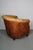 Vintage Dutch Cognac Colored Leather Club Chair For Sale - Image 9 of 16