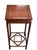 Petite Chinese Chippendale Hardwood Faux Bamboo Drinks Table For Sale - Image 15 of 15