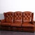 1960s Italian Three-Seater Leather Sofa, 1970s For Sale - Image 5 of 18