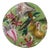 2000 - 2009 Vintage Tropical Botanical Decoupage Glass Shallow Bowl – Hummingbird & Orchids For Sale - Image 5 of 12