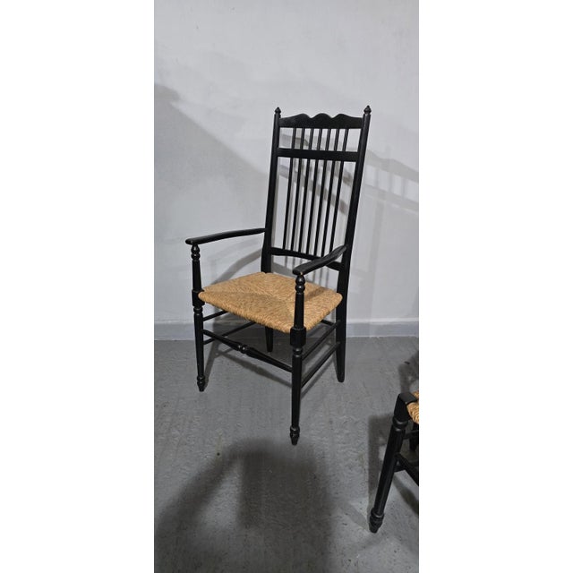 Arts and Crafts Dining Chairs, Set of 8 For Sale - Image 6 of 10