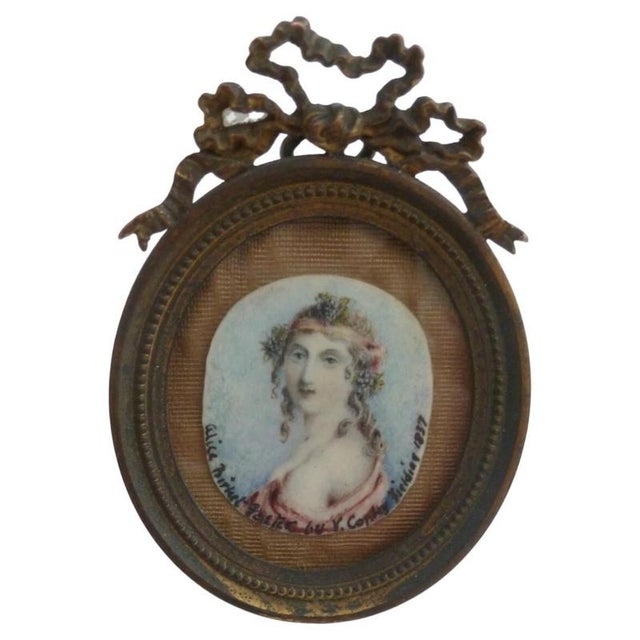 Anthony Vandyke Copley Fielding, Portrait of Alice Birket Foster, 1837, Watercolour, Framed For Sale - Image 14 of 14